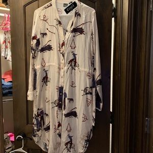 Women’s cinch duster